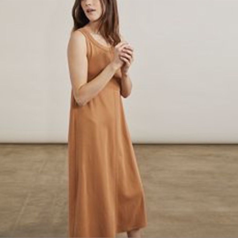 Elizabeth And James Sleeveless Dress California Tan Terracotta Size Medium